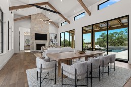 Brad Moore Builders Parade of Homes 2025 Boerne Dining Family Room