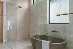 Brad Moore Builders Parade of Homes 2025 Master Bathroom Tub Shower