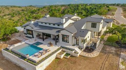 Brad Moore Builders Custom Home Aerial