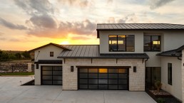 Brad Moore Builders Custom Home Garage Doors