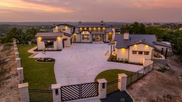 Brad Moore Builders Custom Home Gated Entrance
