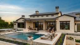 Brad Moore Builders Custom Home Pool Landscaping