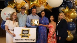 Brad Moore Builders team celebrating the 2026 community award